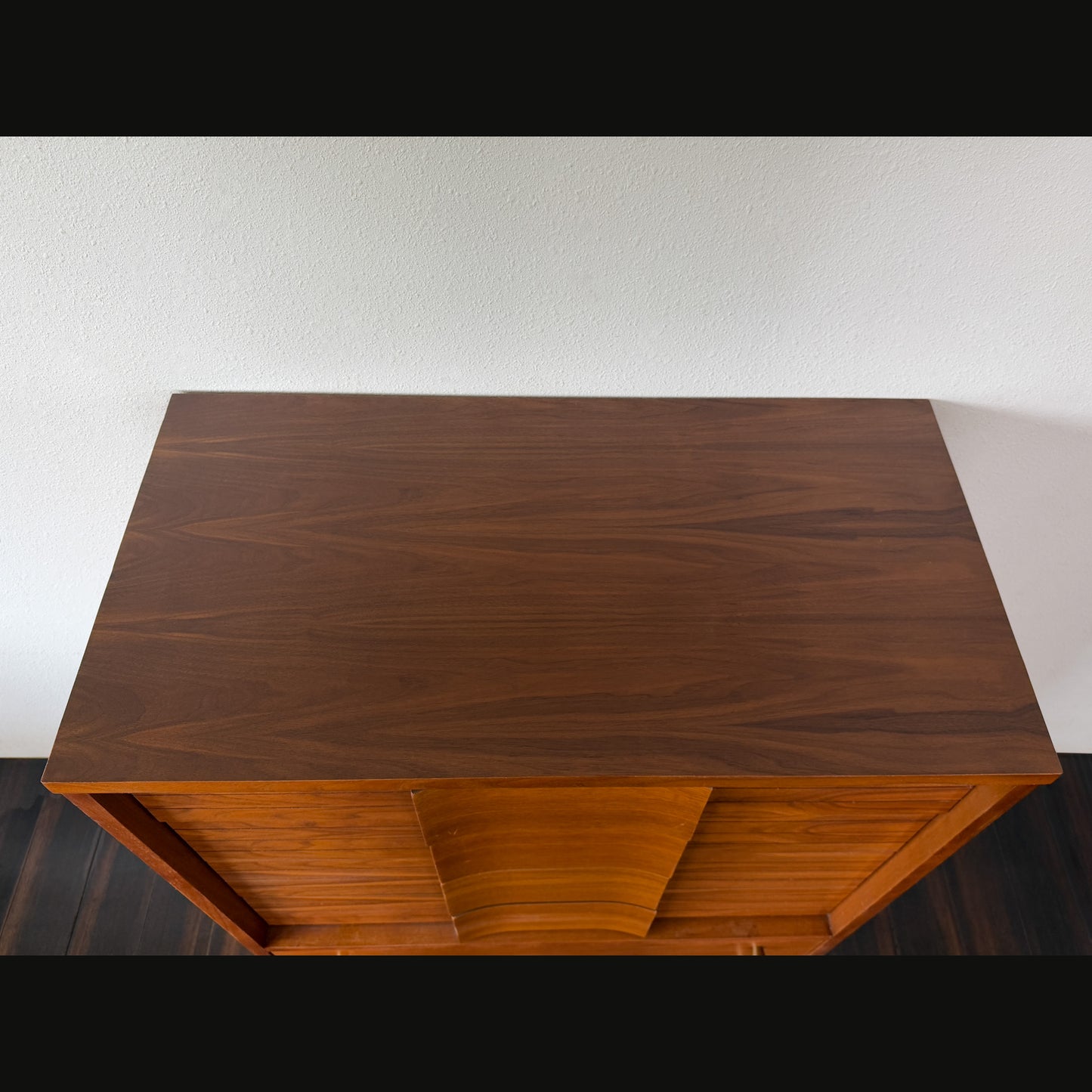 MCM Walnut 5-Drawer Tallboy