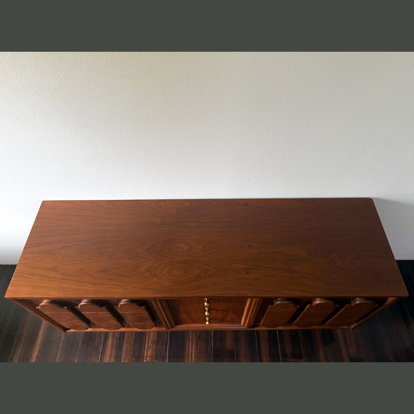 Vintage MCM Walnut Dresser