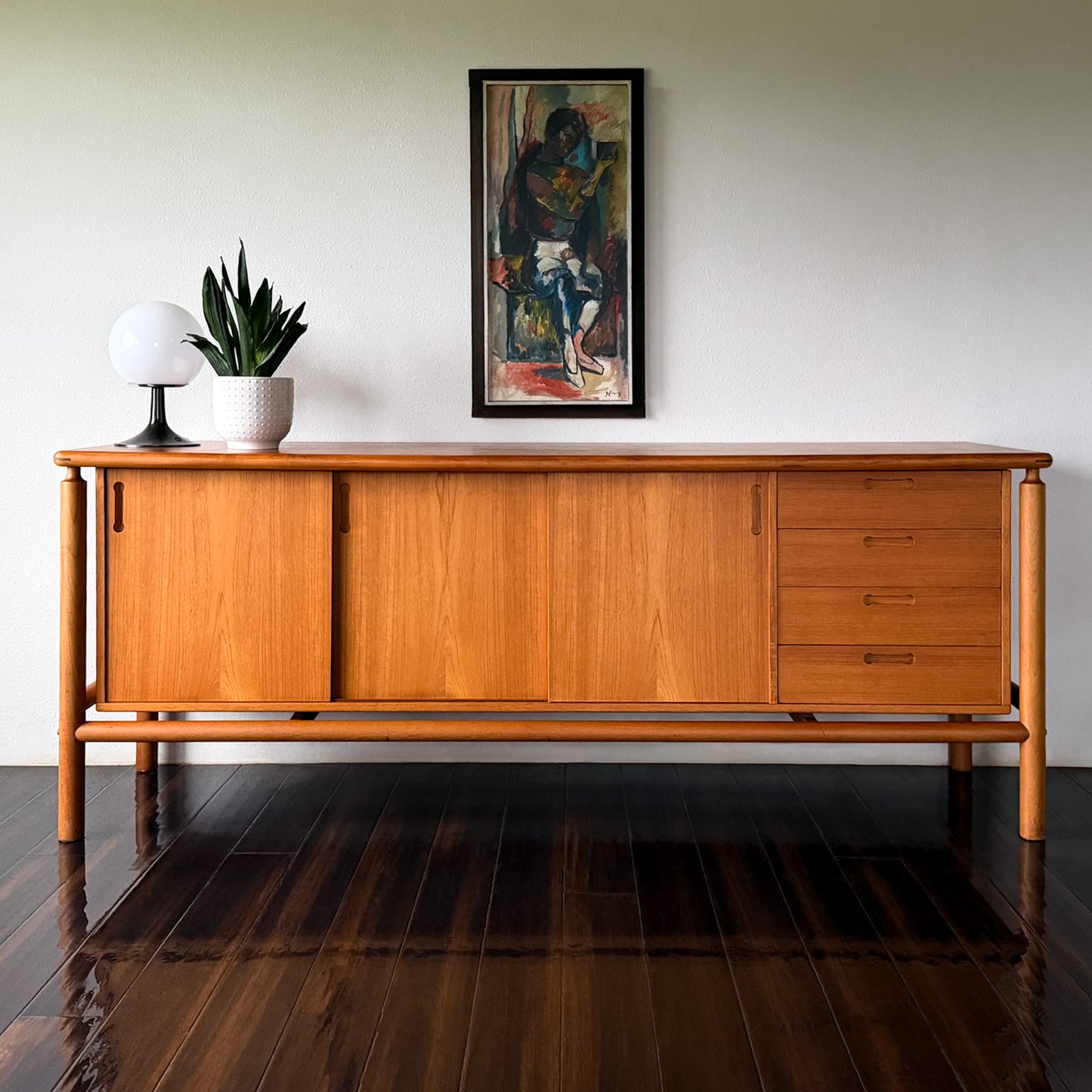 Vintage Teak Credenza