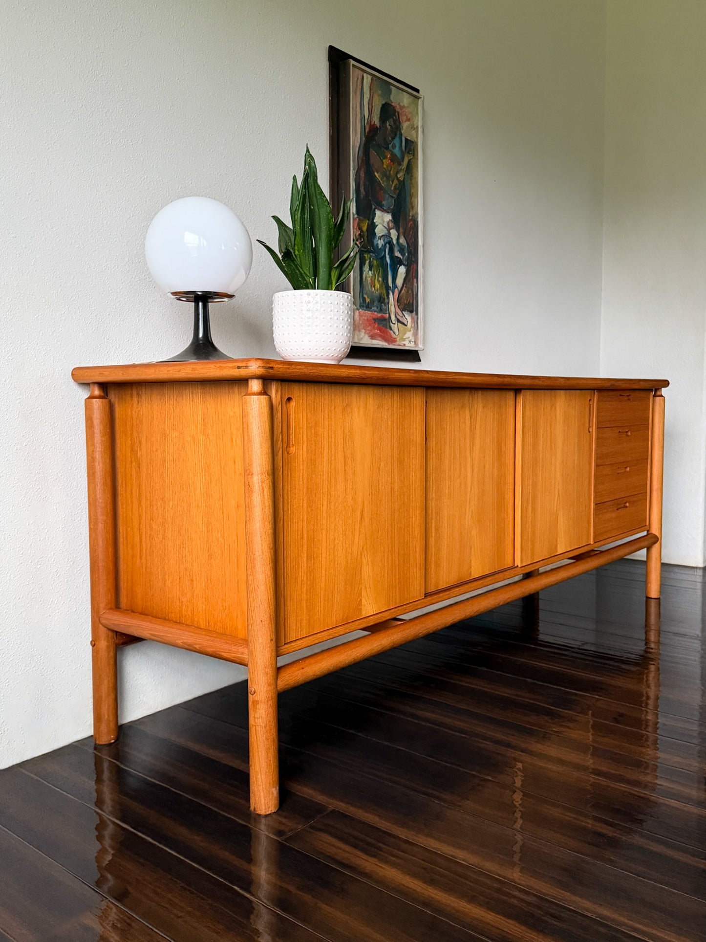 Vintage Teak Credenza